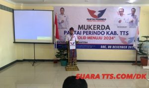 Mukerda Perindo TTS, Marthen Targetkan 1 Fraksi di Pemilu 2024