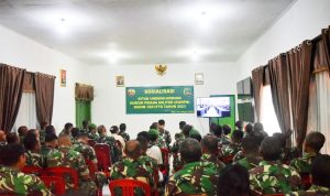 Jajaran  Kodim 1621/TTS Diberi  Penyuluhan Hukum Pidana Militer, Ini Tujuannya