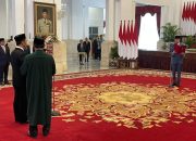 Presiden Jokowi lantik Menteri Pertanian Amran Sulaiman