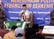 Din Syamsuddin ajak warga Muhammadiyah tak apatis terhadap politik