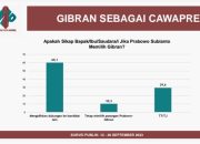 Survei: Elektabilitas Prabowo menurun jika dipasangkan dengan Gibran