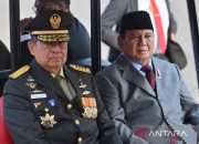 Prabowo dan SBY hadiri upacara HUT ke-78 TNI