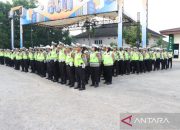 Ribuan TNI – Polri kawal Jokowi menuju tol Indralaya – Prabumulih 