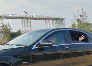 Presiden awali kunker di Lampung lewati Jl Ryacudu dan Tol