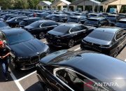 Ratusan mobil listrik untuk KTT AIS Forum tiba di Bali