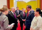 Potret kebersamaan Putin dan Jokowi di China