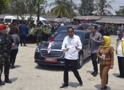 Presiden tinjau Pasar Rumbia di Lampung Tengah