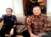 Jokowi bahas tahun politik 2024 dengan SBY di Istana Bogor