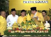 Hadiri HUT ke-59 Partai Golkar, Prabowo merasa 'at home'