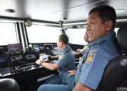 Uji coba kapal patroli keamanan laut