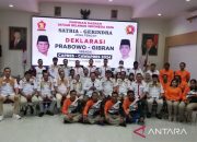 Satria Jateng deklarasikan dukungan untuk Prabowo-Gibran