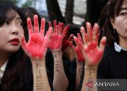 Aktivis Korea Selatan sampaikan dukungan bagi warga Gaza Palestina