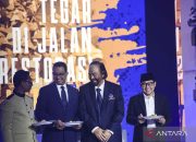 Anies Baswedan-Muhaimin Iskandar hadiri HUT Partai Nasdem