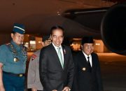 Jokowi tiba di Tanah Air usai lawatan ke dua negara
