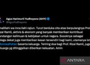 AHY kenang kedekatan dengan Rizal Ramli