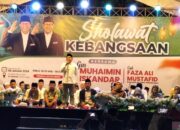 Ribuan santri di Lampung Selatan berselawat bersama Cak Imin