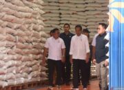 Presiden Jokowi tinjau penyaluran beras di Banten