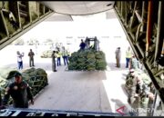 Bantuan untuk Gaza diangkut Hercules TNI AU tiba di Yordania