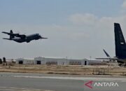 TNI AU kerja sama AU Yordania terjunkan bantuan langsung ke Gaza