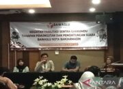 Bawaslu Banjarmasin bubarkan PPK untuk Pemilu 2024