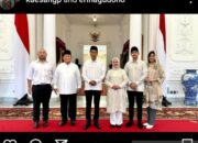Prabowo dan putranya sambangi Istana pada hari kedua Idul Fitri