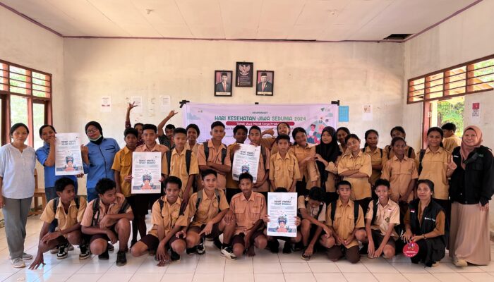 LKC Dompet Dhuafa NTT Peringati hari Kesehatan Jiwa Sedunia di SMPN 2 SATAP Semau Selatan