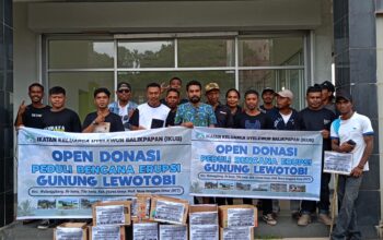 Aksi Kemanusiaan yang dilakukan oleh Paguyuban Ikatan Keluarga Uyelewun Balikpapan (IKUB) untuk Korban Erupsi Gunung Lewotobi Kabupaten Flores Timur