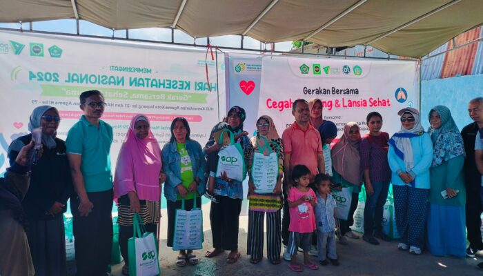 LKC Dompet Dhuafa NTT, Kemenag Kota Kupang, dan BKMT Gelar Senam, Skrining PTM, dan Bantuan Nutrisi untuk Anak Stunting serta Lansia