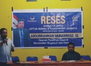 Reses Ketua Komisi III DPRD Kabupaten Lembata di Desa Kalikur: PERJUANGKAN ASPIRASI MASYARAKAT