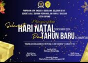 Pimpinan Dan Anggota Bersama Seluruh Staf Sekertariat Dewan Perwakilan Rakyat Daerah   Kota Kupang  Mengucapkan Selamat NATAL  25 Desember 2024 Dan Tahun Baru 01 Januari 2025