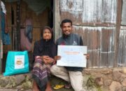 Relawan Nusantara Salurkan Pangan Nusantara di desa Hoelea Kec omesuri, Kabupaten Lembata