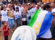 Dalam Dugaan Kampanye Pilkada Belu Calon Wakil Bupati “Vicente Hornai Gonsalves” Disorot Membawa Bendera CNRT