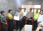Wujud Empati Polri, Polda NTT Beri Bantuan Tali Asih serta Pendampingan Psikologis bagi Keluarga Korban di Ngada