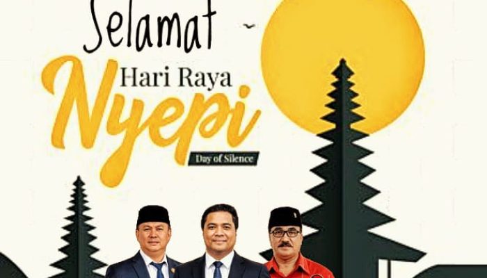Dewan Perwakilan Rakyat Daerah (DPRD) Kota Kupang, mengucapkan Selamat Hari Raya Nyepi
