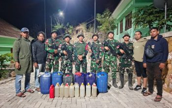 Sinergi di Perbatasan, Satgas Bais TNI-Satgas SGI Gagalkan Penyelundupan BBM ke Timor Leste