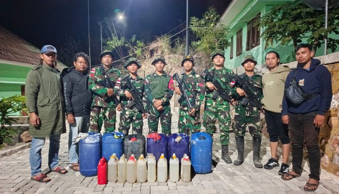 Sinergi di Perbatasan, Satgas Bais TNI-Satgas SGI Gagalkan Penyelundupan BBM ke Timor Leste